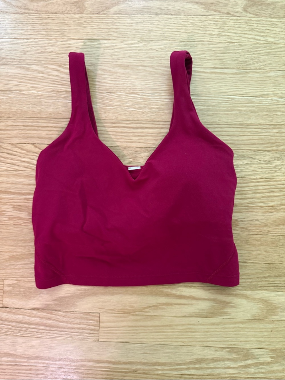lululemon athletica Align Deep Berry Red Tank Top